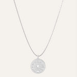 Silver necklace with Cubic Zirconia