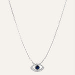 Silver necklace with Cubic Zirconia