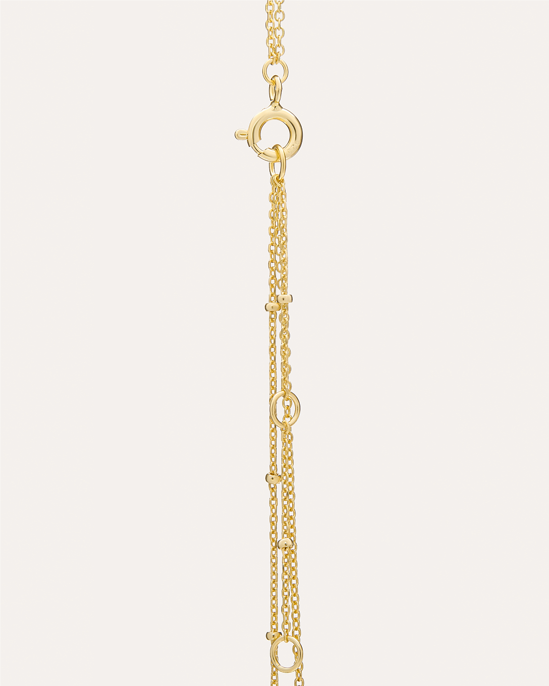 14KT Gold Plated necklace with Cubic Zirconia