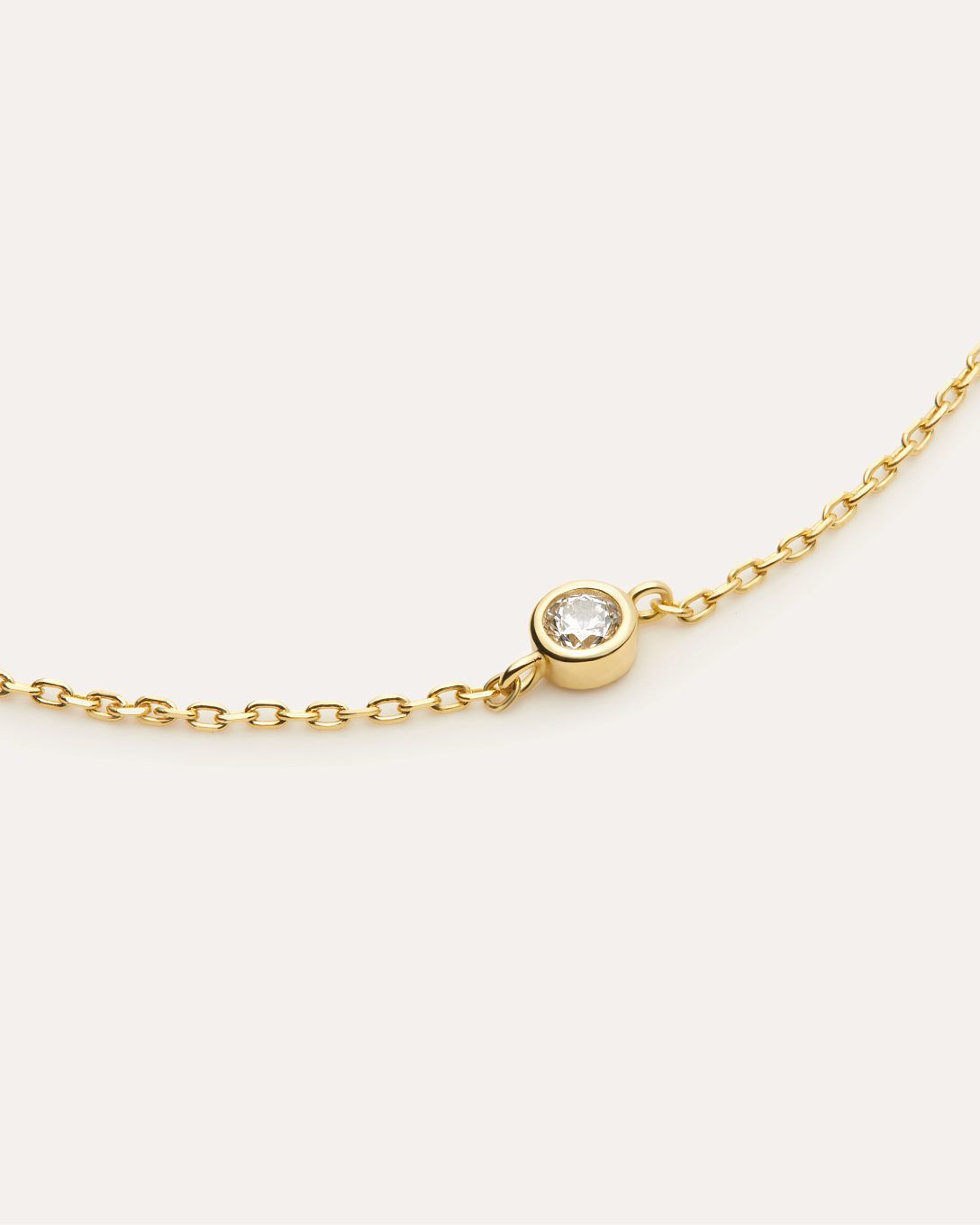 14KT Gold Plated bracelet with Cubic Zirconia