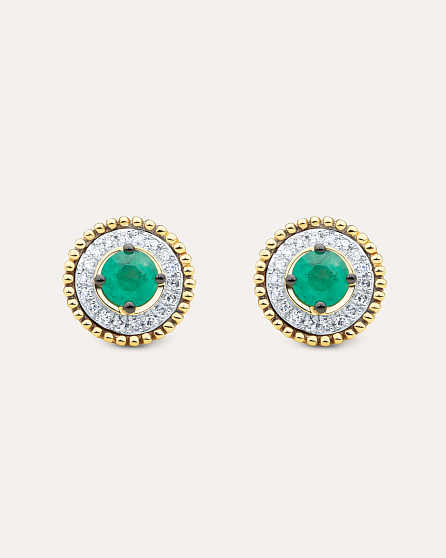 Gold earrings with Diamond