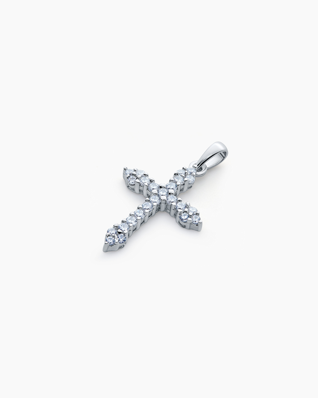 Silver pendant with Cubic Zirconia
